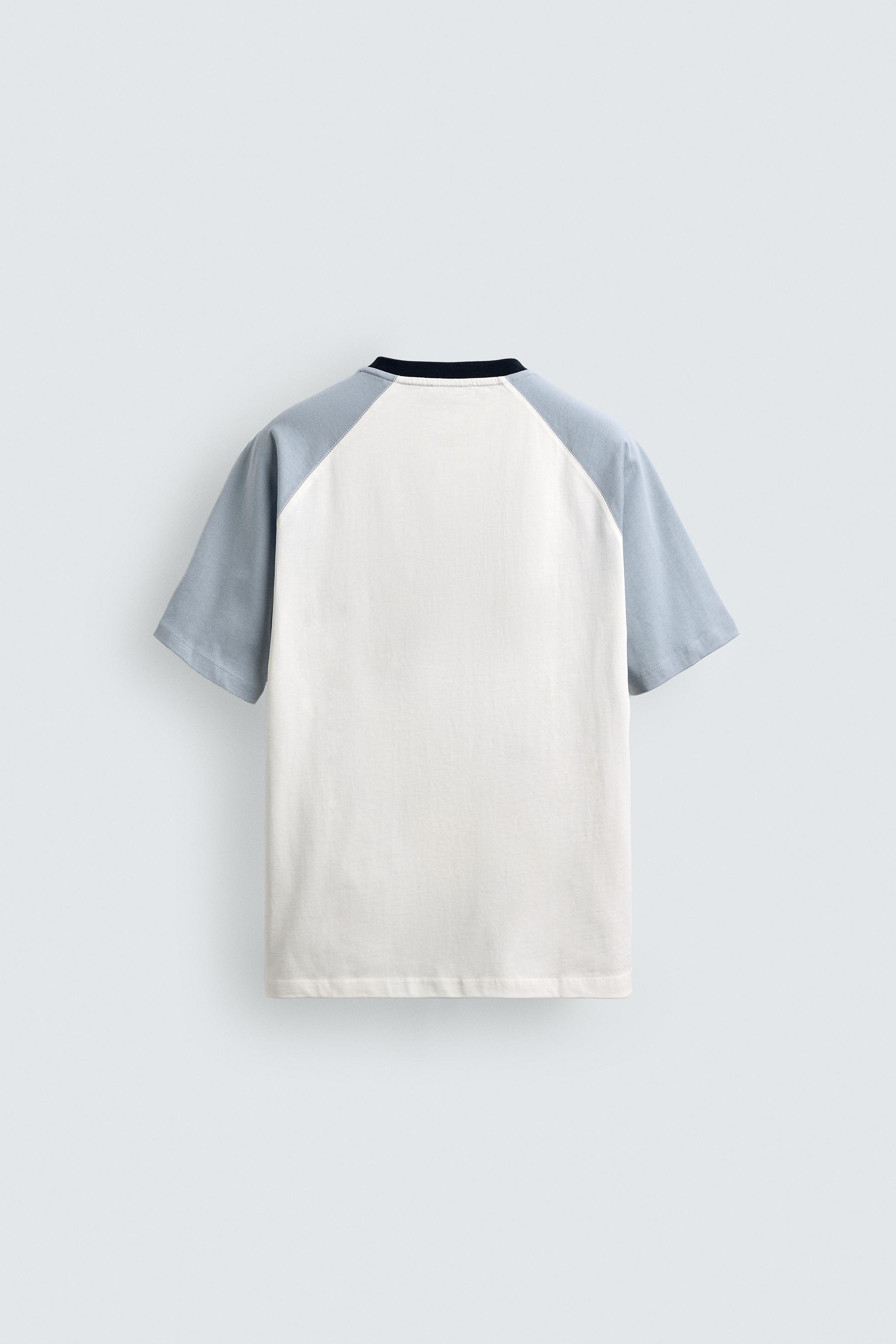 T-SHIRT REGULAR FIT COLOR BLOCK